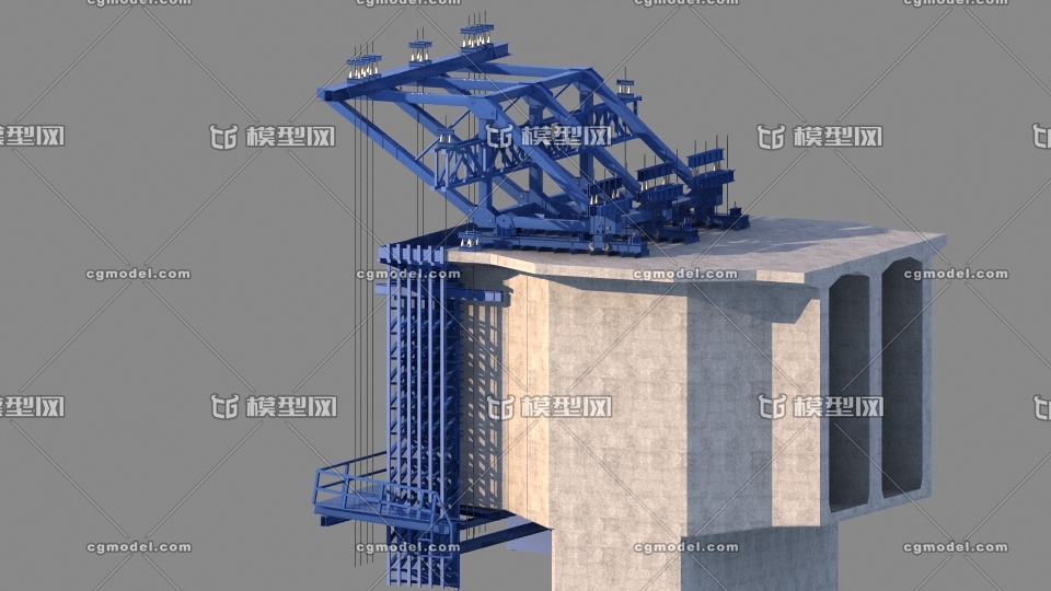 橋樑施工造橋機菱形掛籃施工機械設備