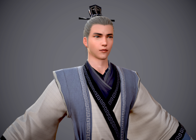 pbr 古代人物 道士 老道 修真者 道长 纯阳 崂山