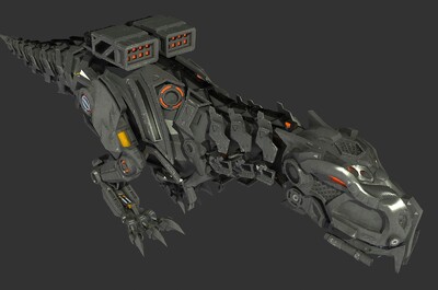 次世代 写实 机械霸王龙 恐龙 机器恐龙 机甲 变形金刚霸王龙 武器