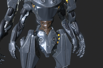 pbr次世代 科幻 机甲 战士 _硬核科幻作品_人物机器人/机甲_cg模型网