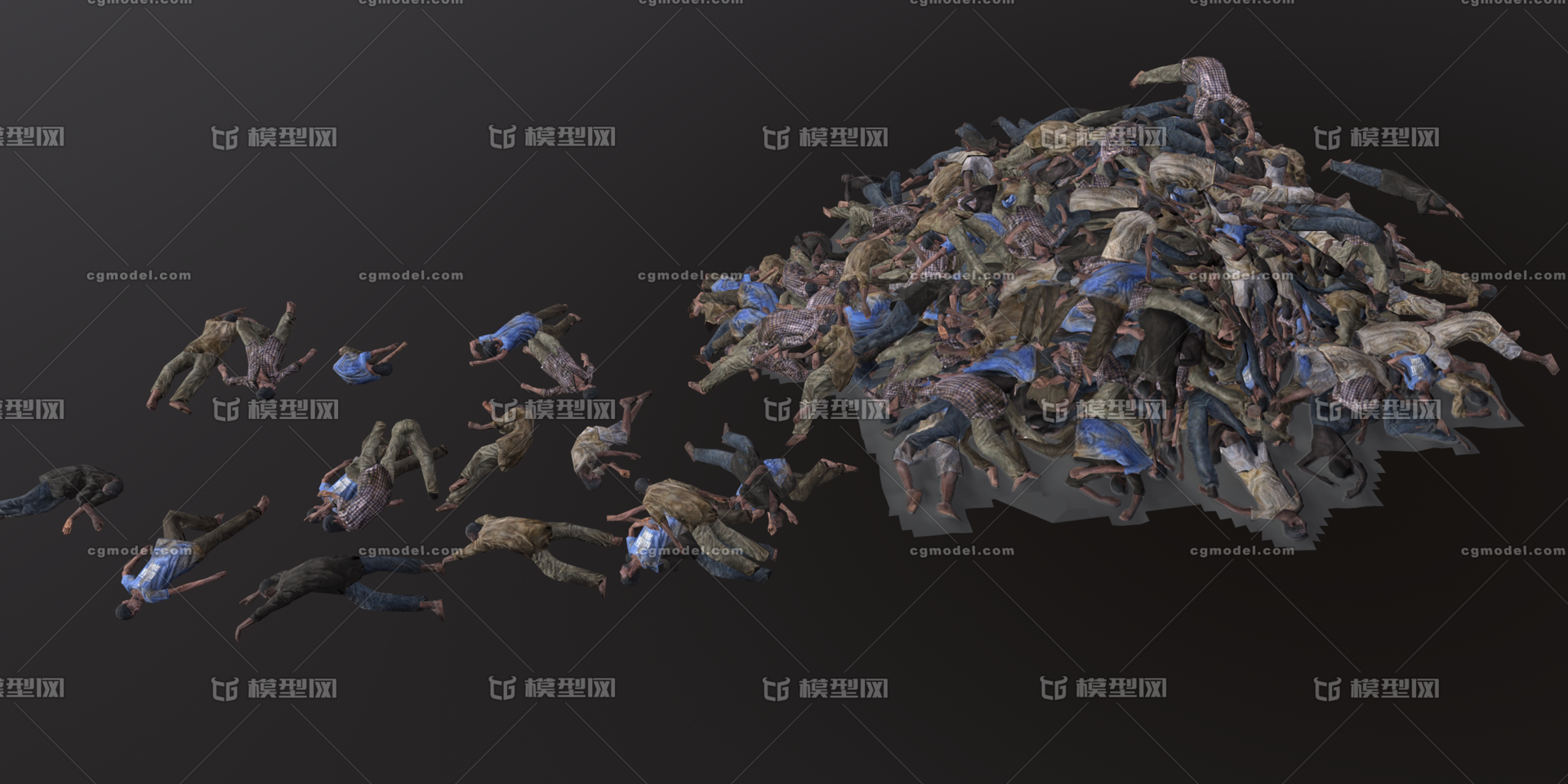 假人 车祸现场 躺尸 蜷缩 万人坑 死尸体尸骸 干尸 僵尸 尸体 骷髅