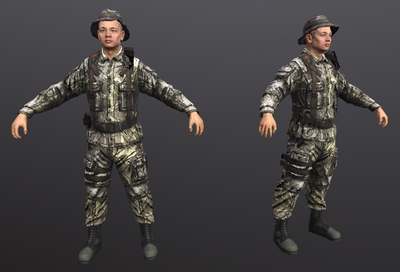 pbr低模特种兵军人 特种战士 解_island2008作品_人物女人_cg模型网