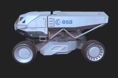 028 pbr次世代 科幻 运输车 工程车 采集车 采矿场 科研车 巡逻车