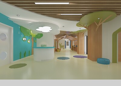 幼儿园早教中心活动室手工室