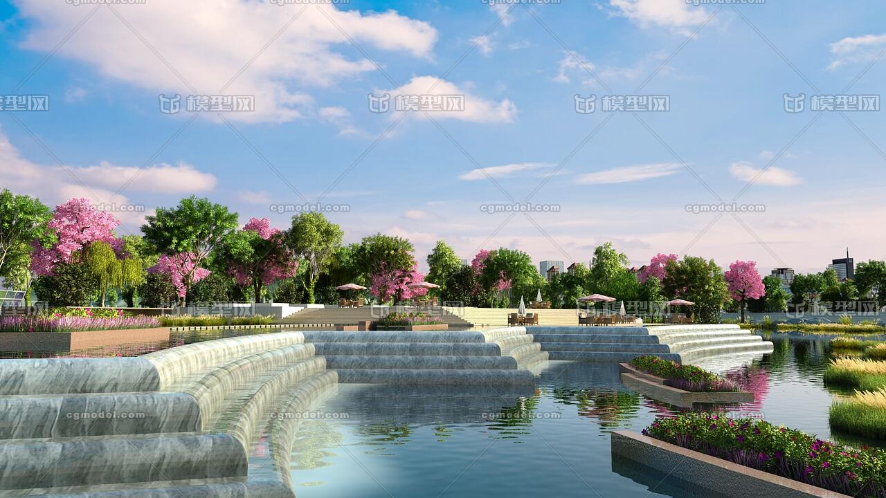 跌水镜头 气氛小景 湖边 湿地公园 森林公园 沿河景观 水边景观 水景
