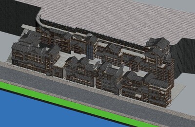 重庆洪崖洞_liangxiaoying作品_建筑历史建筑_cg模型网