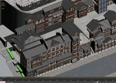 重庆洪崖洞_liangxiaoying作品_建筑历史建筑_cg模型网