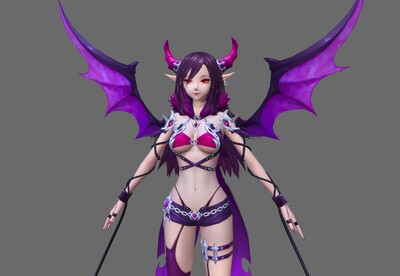 二次元漫画梦魇女魔魔女妖女