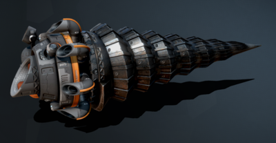 次时代 pbr 工程钻头 科幻未来地心钻车