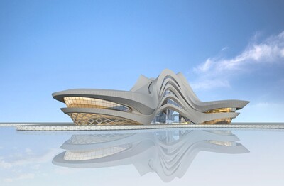 异形建筑演艺中心体育中心