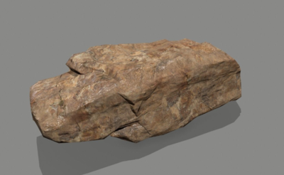 风化石头岩石沙石头石块次世代写实场景搭建资源