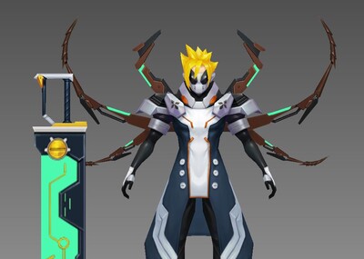 二次元机甲生化人,怪,男人