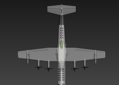 高精水上飞机ag600(含内部结构)_178214090作品_飞机