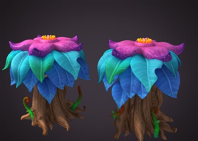 卡通植物,霸王花,游戏植物,魔幻植物,奇特植物,奇幻植物,地图植物,q版