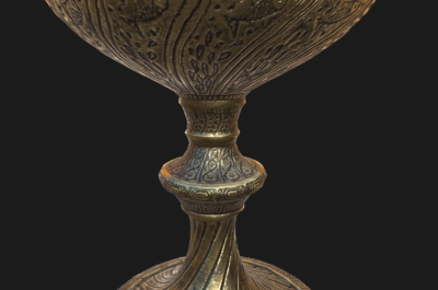 175 pbr次世代 圣杯 酒杯 圣餐杯 金杯 杯子 圣爵 伯爵 中世纪 欧洲