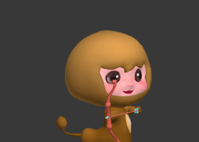 星座 射手座 卡通_芊芊上上作品_动物其他_cg模型网