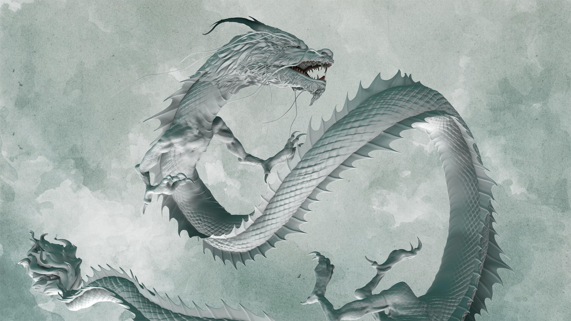 四象:青龙_fenrisulfr作品_角色/人物/生物_cg模型网