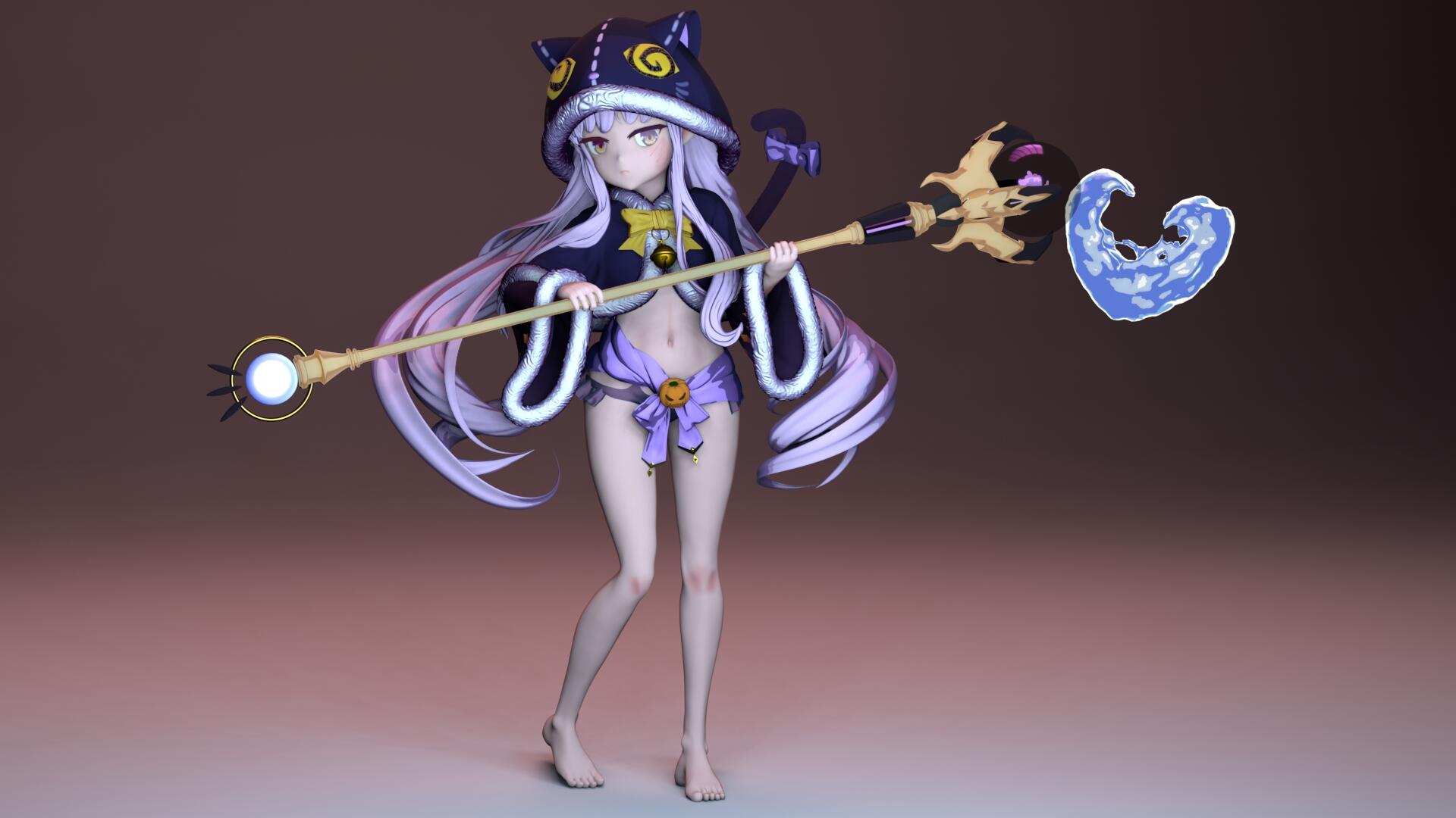 公主连结镜华万圣节版本同人