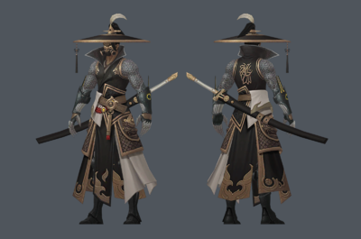 写实日本鬼武士 东洋武士 刺客 杀手 忍者 战士