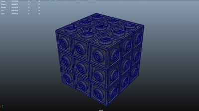 魔方 科幻能量块 能量盒 火种源 水晶 方块 电源 神秘箱子