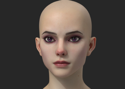 角色人头练习_深海里流泪的鱼作品_角色/人物/生物_cg模型网