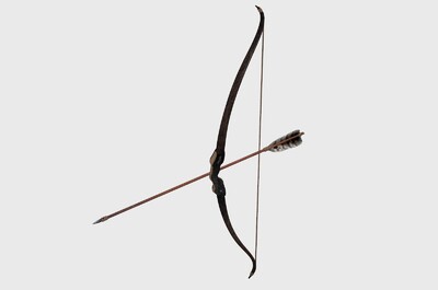 弓箭 木弓 狩猎弓 wood bow 古代弓箭 原始人猎人弓箭打猎石弓手弩