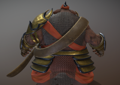 次时代 pbr 象战士 缅甸越南古战士 战象