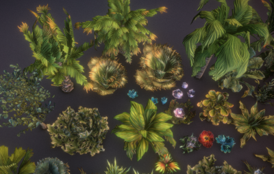 次时代pbr奇异植物外星植物合集