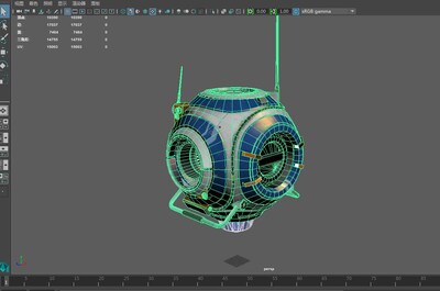 科幻無人通信機 次世代 終端空間機器人 robot 球形機器人