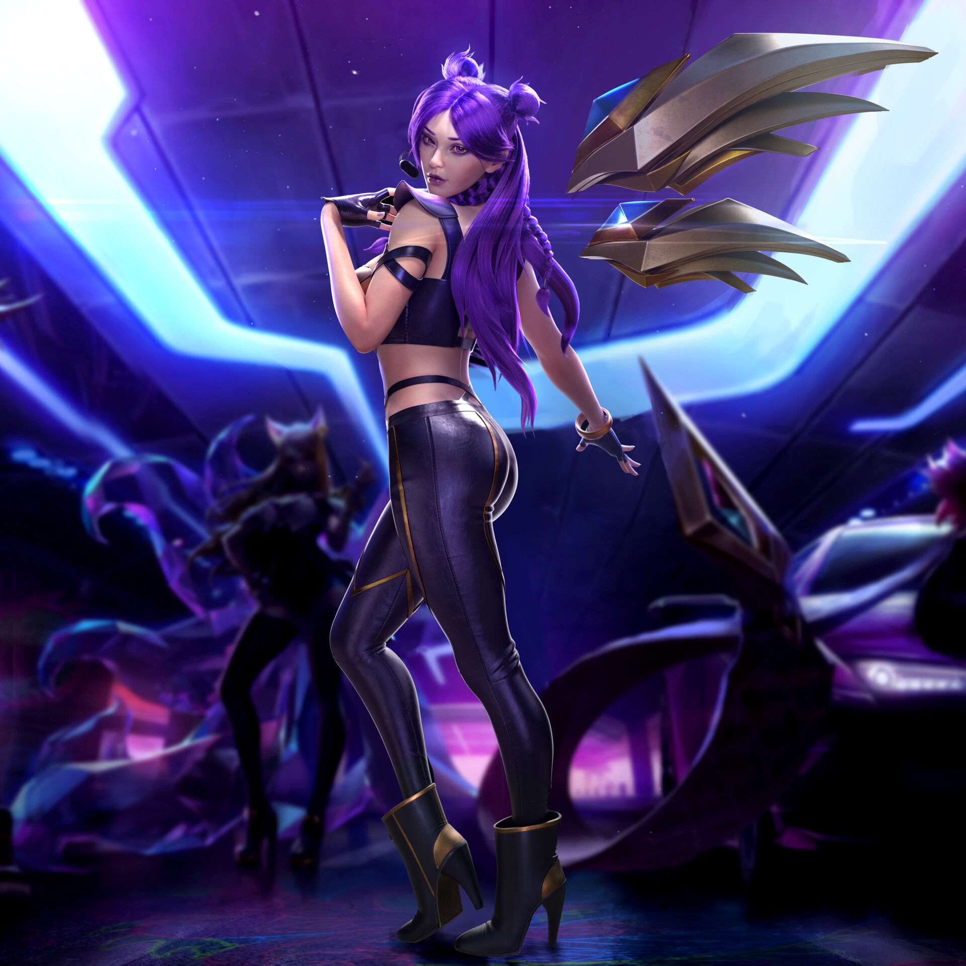 kda卡莎模型 - 角色/人物/生物 - 作品模型 - cg模型网