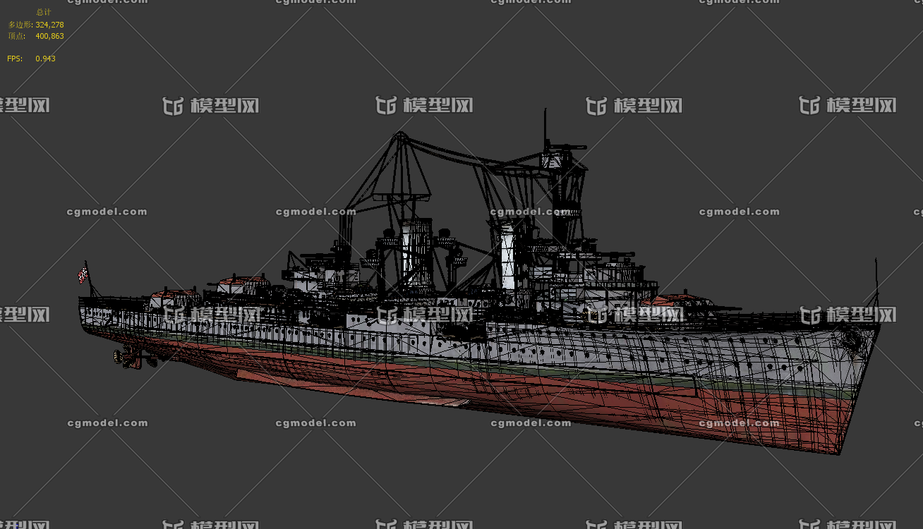 柯尼斯堡级轻型巡洋舰德国巡洋舰 Koln 二战战舰 Cg模型网 Cgmodel 三维设计师交流互动平台 专注多品类3d模型下载 原创作品分享 软件学习