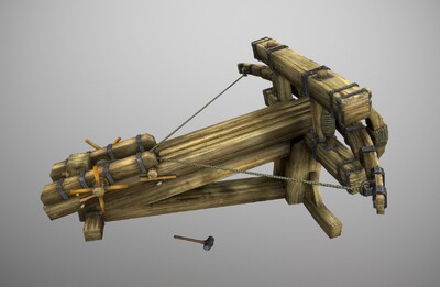 写实 弩炮  攻城武器  冷兵器  简模 弓弩