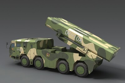 东风-10a 长剑-10a 带弹 df-10a cj-10a 远程巡航导弹