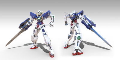 倾情奉献！MB样式能天使七剑+雪崩突进型！GN001/hs-模型-机器人／机甲模型库-Maya(.ma/.mb)模型下载-cg模型网