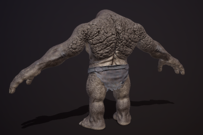 次世代pbr 魔戒巨魔 强兽人 半兽人 食人妖 troll 巨兽 食人魔 巨兽