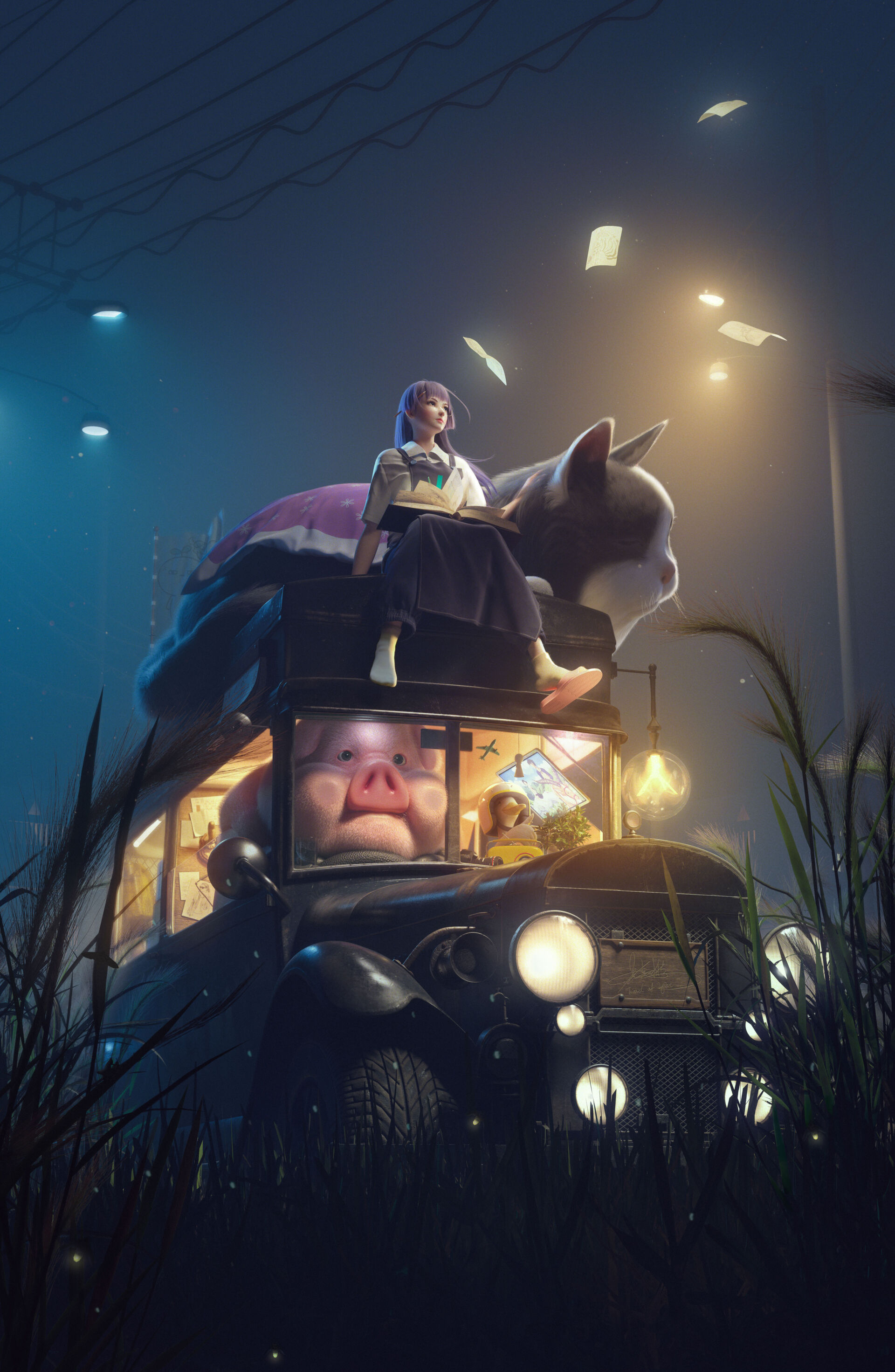 三维作品《旅途》_smallnew小新作品_游戏/影视/动画_cg模型网