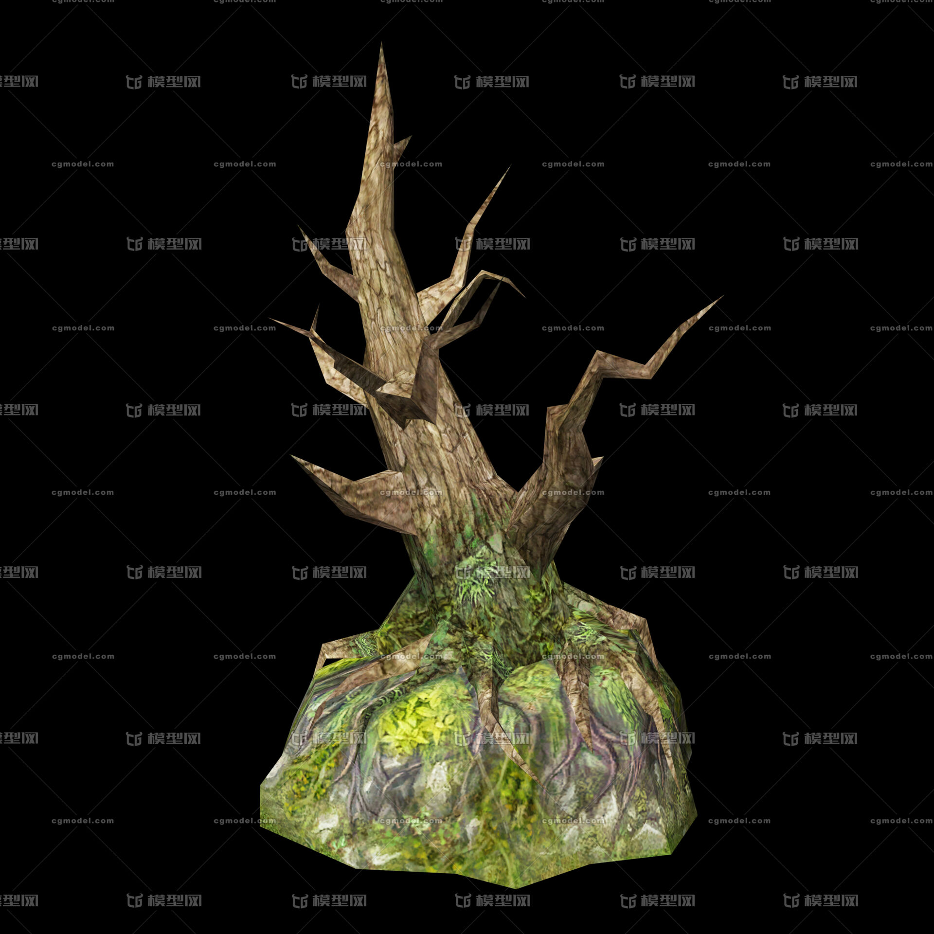 低模 植物树木模型-树木模型库-3ds Max(.max)模型下载-cg模型网