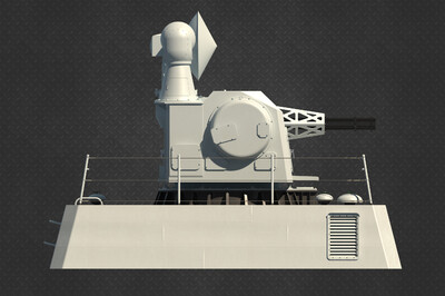 1130型近防炮_砺金作品_船艇军舰_cg模型网
