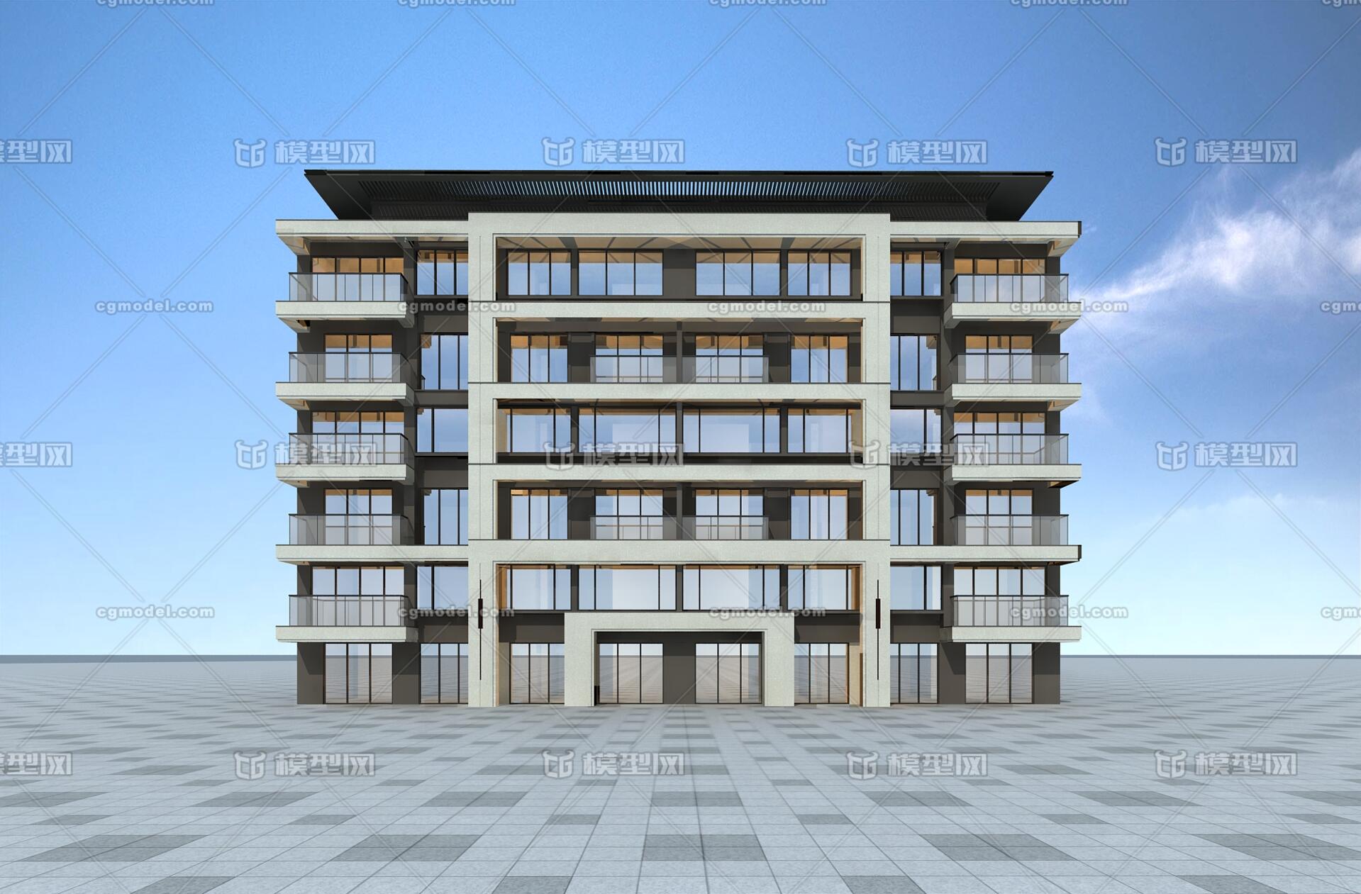 新古典建筑模型-历史建筑模型库-3ds Max(.max)模型下载-cg模型网