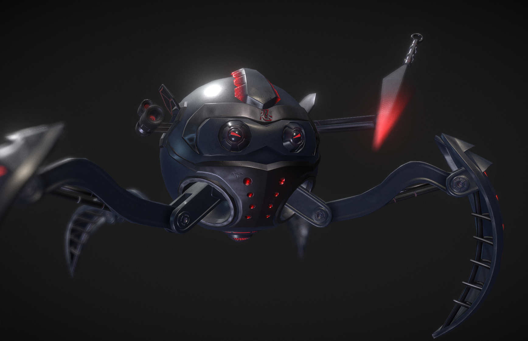 机甲蜘蛛_devilnotcry作品_角色/人物/生物_cg模型网