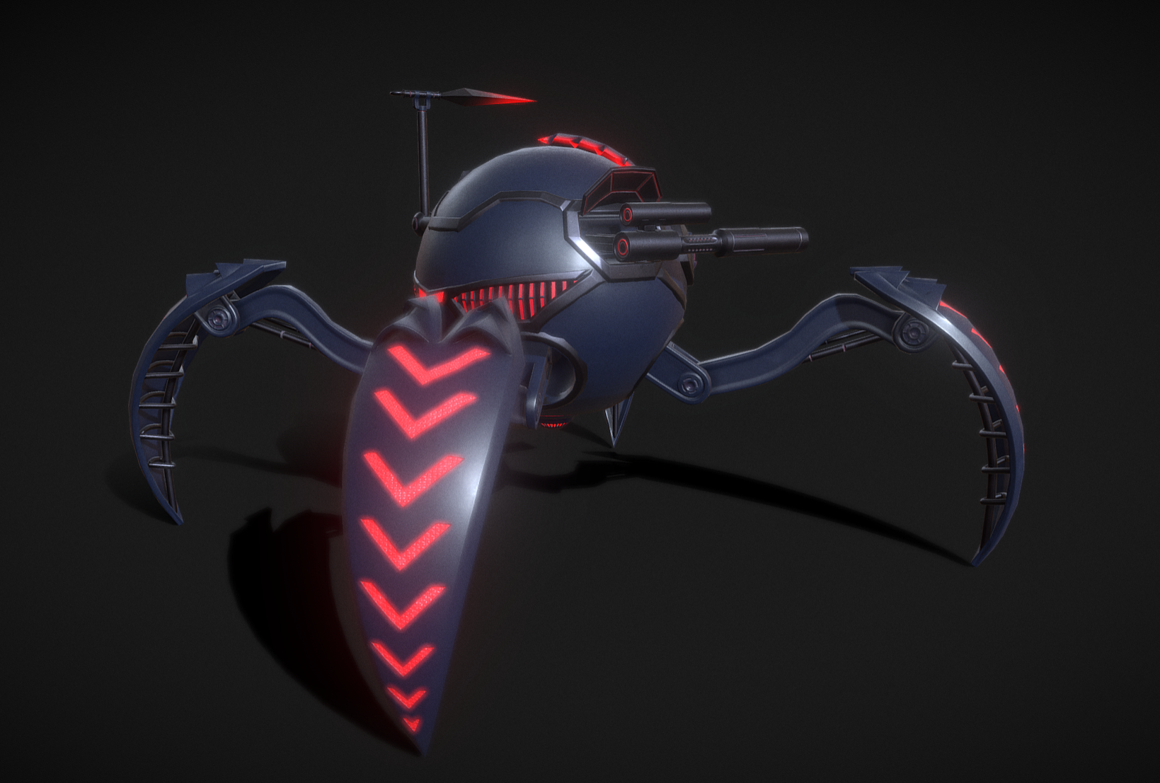 机甲蜘蛛_devilnotcry作品_角色/人物/生物_cg模型网