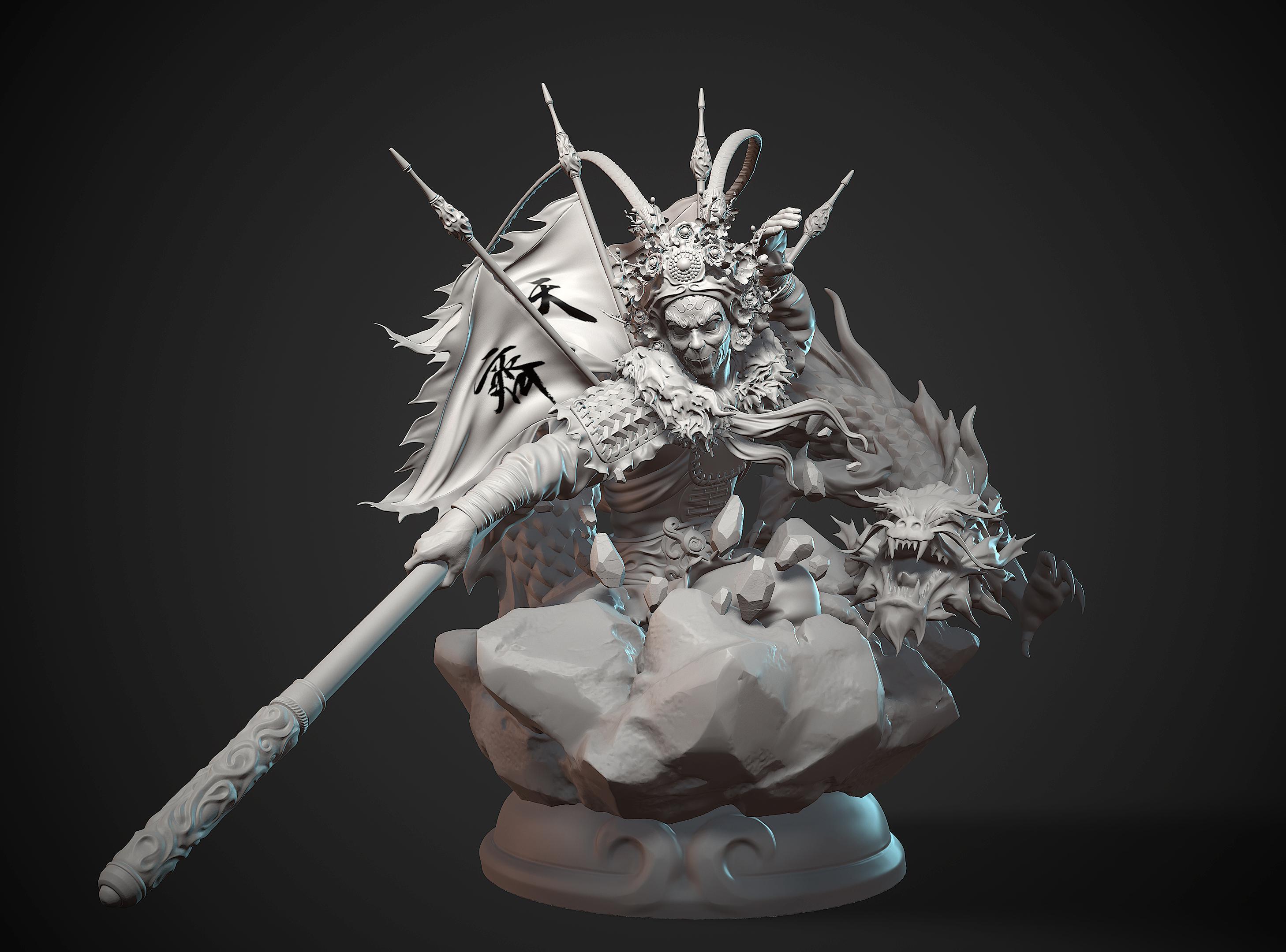 孙悟空_土豆1417作品_角色/人物/生物_CG模型网