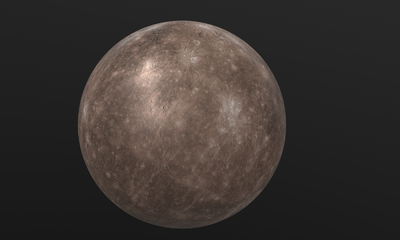 写实水星模型_逼真水星模型_2k贴图__探索宇宙奥秘