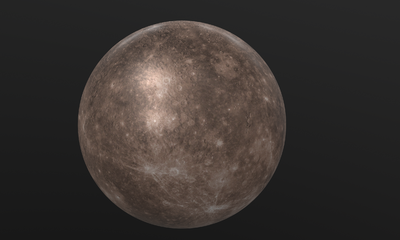 写实水星模型_逼真水星模型_2k贴图__探索宇宙奥秘