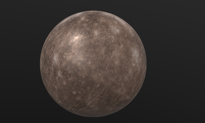 写实水星模型_逼真水星模型_2k贴图__探索宇宙奥秘