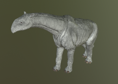 全动画 pbr 次时代 巨犀 恐龙 侏罗_zyfox作品_动物恐龙_cg模型网