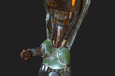 061 pbr次世代 科幻 机甲 战士 机器人 机器手 机械臂 机械手 机械