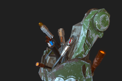 061 pbr次世代 科幻 机甲 战士 机器人 机器手 机械臂 机械手 机械