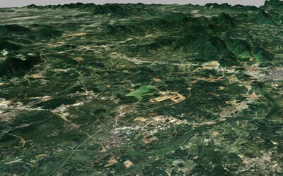 广州3d地形,广州地图3d,广州地图