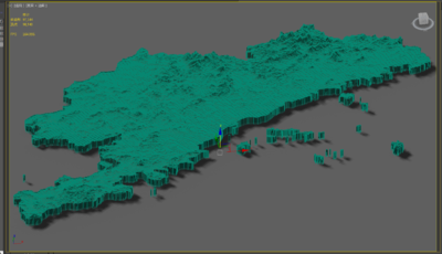 大连3d模型 大连地形模型-现代场景模型库-3ds Max(.max)模型下载-cg模型网